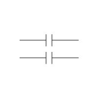 Elektr. Schütz 2P, JIC (horizontal)