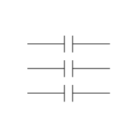 Elektr. Schütz 3P, JIC (horizontal)