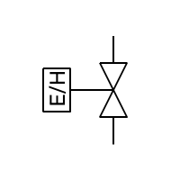 Elektrohydraulisches Ventil (links)