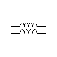 Inductor bifilar (horizontal)