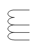 Inductor con conexiones fijas (vertical)