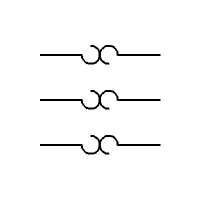 Interrupteur de surcharge thermique 3P (horizontal)