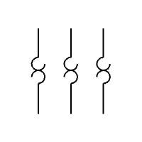 Interrupteur de surcharge thermique 3P (vertical)