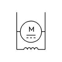 DC shunt motor (vertical)