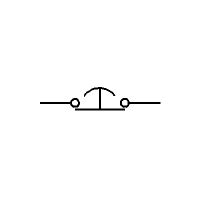 Emergency stop NC, JIC (horizontal)