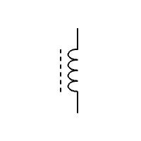 Inductor, ferrite core (vertical)