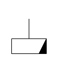 Modular fluorescent fitting (down)