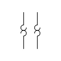 Thermal overload switch 2P (pionowo)