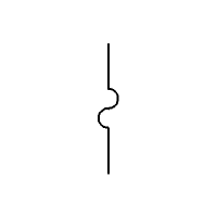 Fuse 1P, ANSI (vertical)