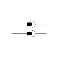 Stekker-Socket Connector 2P (horizontaal)