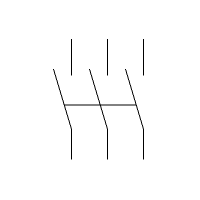 Interruptor principal 3P (vertical)