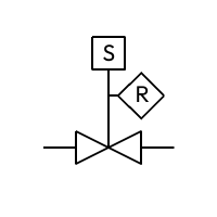 Solenoid valf + sıfırlama (yukarı)